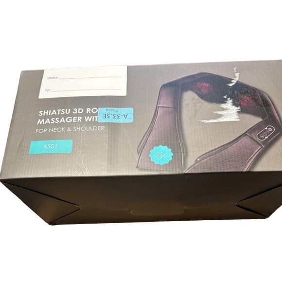 Shiatsu 3D Rotation Massager For Neck and Shoulder / Car / Office / Chair - Picture 1 of 16